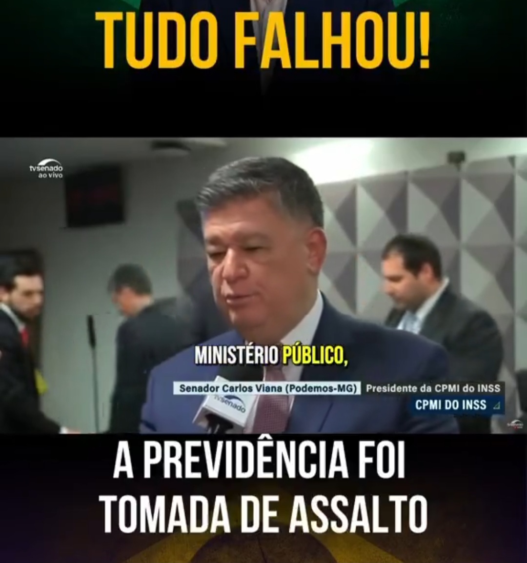 O roubo do INSS, a cumplicidade de instituições do Estado tomado pela corrupção e bandidagem